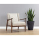 Azella Manchester Stone Leather Lounge Chair